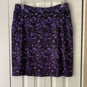 Women’s Black and Purple Skort
